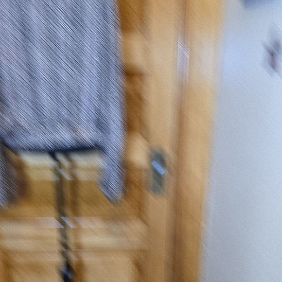 Haver Black and White Long Sleeve Tie Front Blouse L - Picture 4 of 4